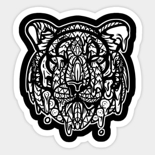 Drippy Tiger Sticker